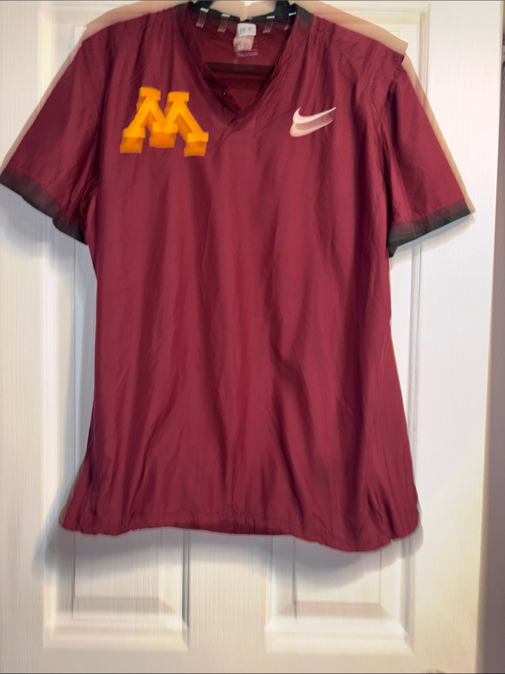 Nike Maroon Short Sleeve Minnesota Baseball pullover